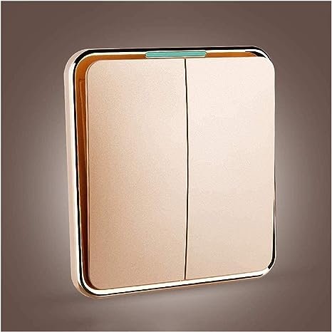 Luxury 2gang 2way Gold Switch